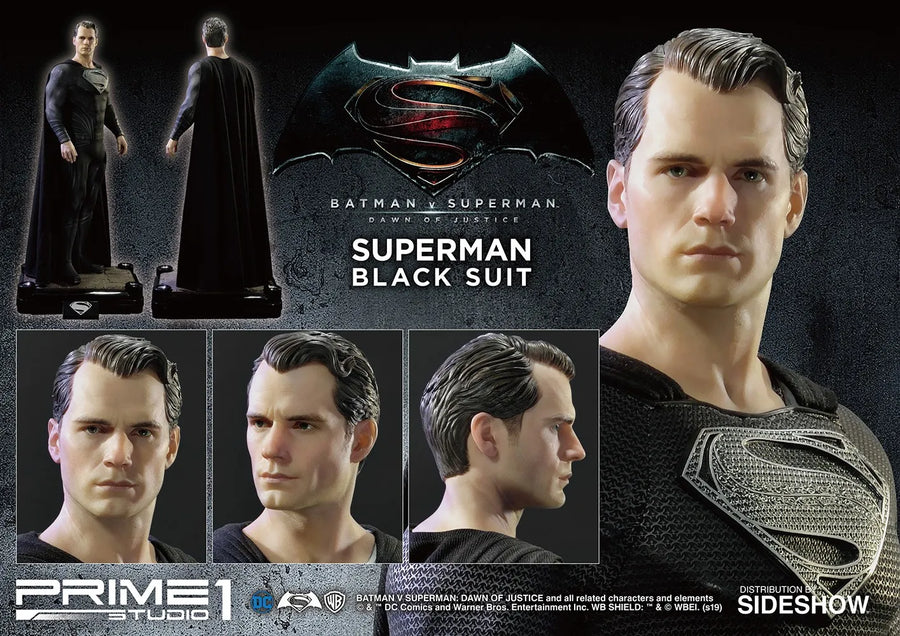 Superman (Black Suit Version) - LIMITED EDITION: 150 – Prime 1 Studio – ActionFigure Brasil