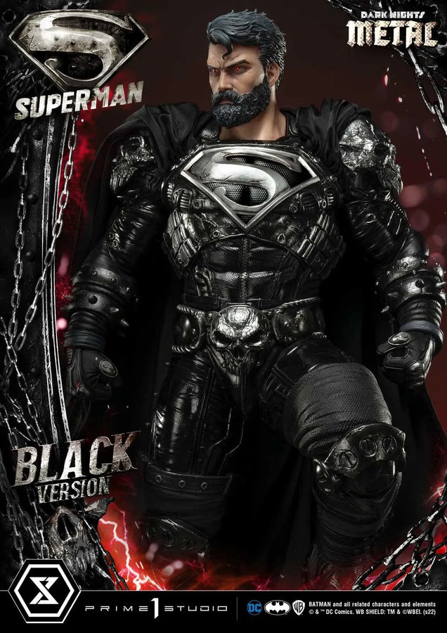 Superman (Black Version) Dark Nights: Metal (Comics) – Prime1Studio – ActionFigure Brasil