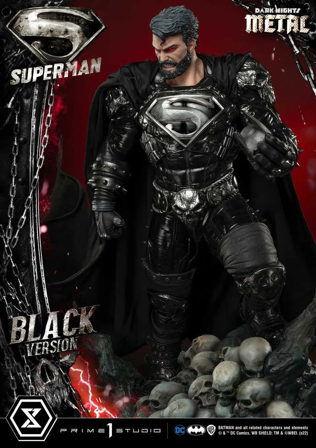 Superman (Black Version) Dark Nights: Metal (Comics) – Prime1Studio – ActionFigure Brasil
