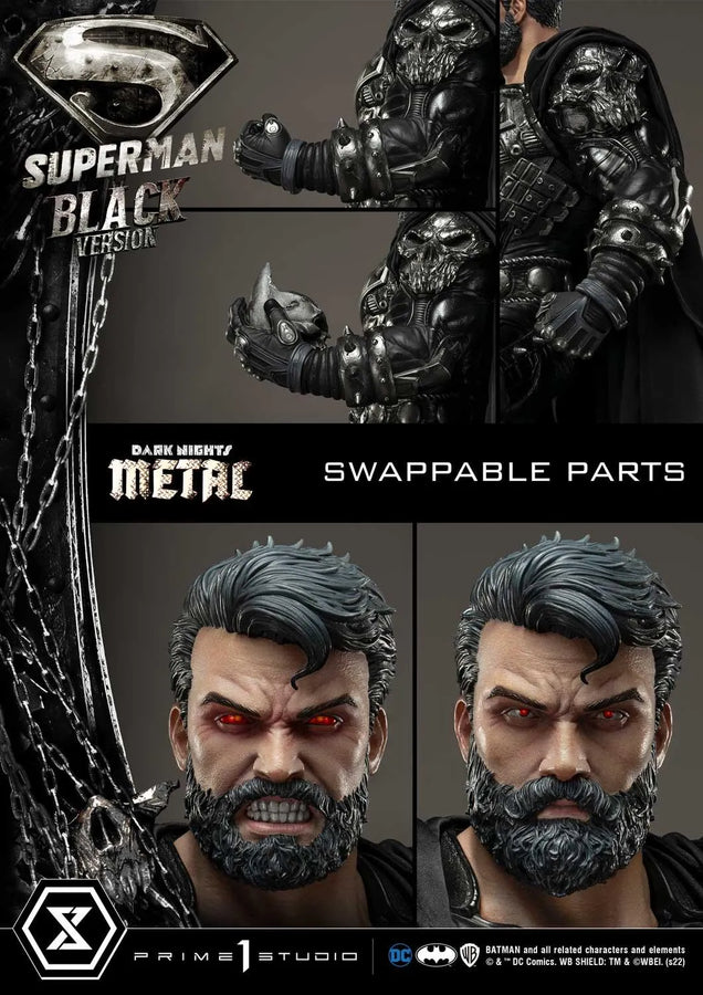 Superman (Black Version) Dark Nights: Metal (Comics) – Prime1Studio – ActionFigure Brasil