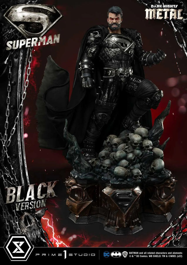 Superman (Black Version) Dark Nights: Metal (Comics) – Prime1Studio – ActionFigure Brasil
