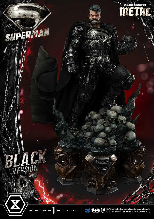 Superman (Black Version) Dark Nights: Metal (Comics) – Prime1Studio – ActionFigure Brasil