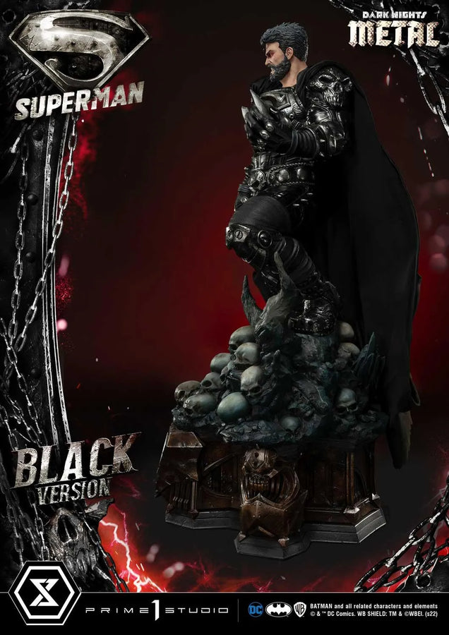 Superman (Black Version) Dark Nights: Metal (Comics) – Prime1Studio – ActionFigure Brasil