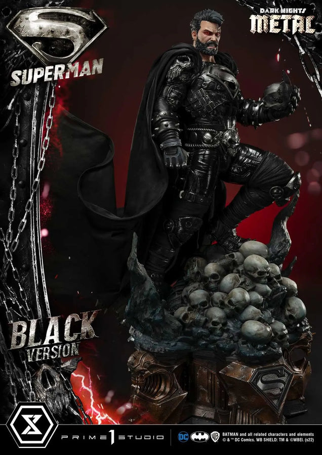 Superman (Black Version) Dark Nights: Metal (Comics) – Prime1Studio – ActionFigure Brasil