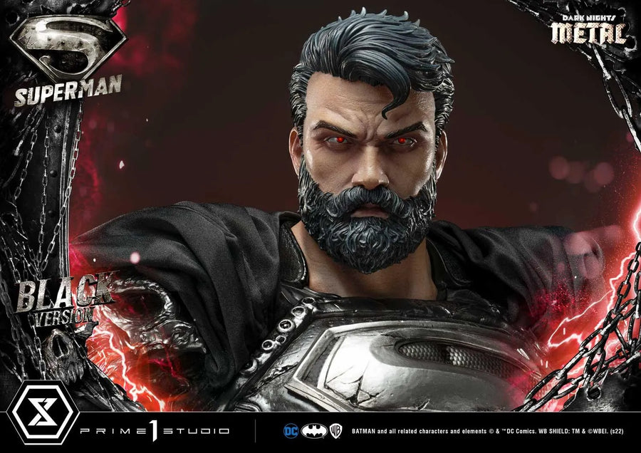 Superman (Black Version) Dark Nights: Metal (Comics) – Prime1Studio – ActionFigure Brasil