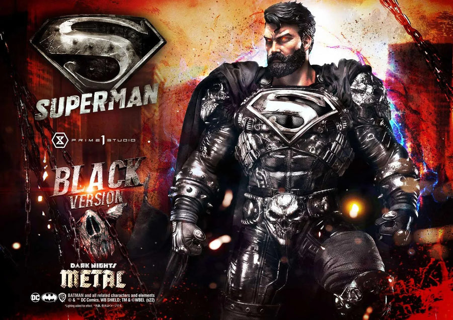 Superman (Black Version) Dark Nights: Metal (Comics) – Prime1Studio – ActionFigure Brasil