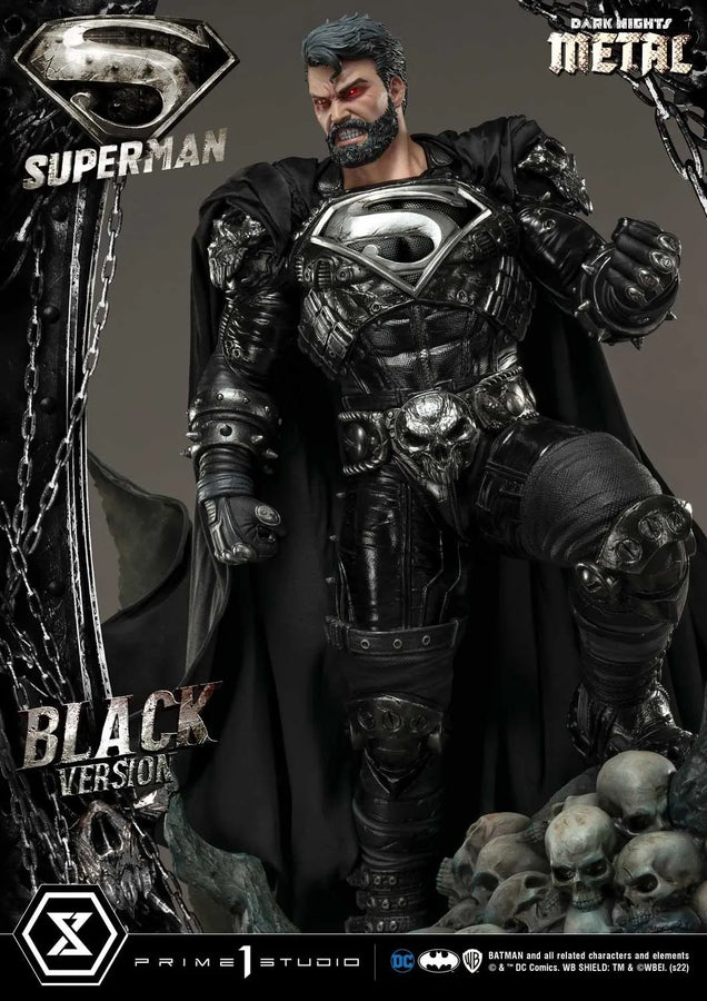 Superman (Black Version) Dark Nights: Metal (Comics) – Prime1Studio – ActionFigure Brasil