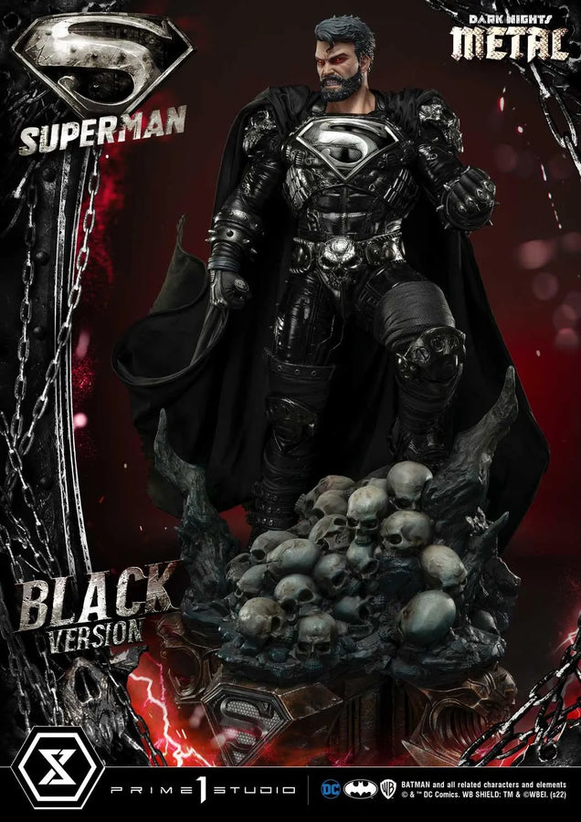 Superman (Black Version) Dark Nights: Metal (Comics) – Prime1Studio – ActionFigure Brasil