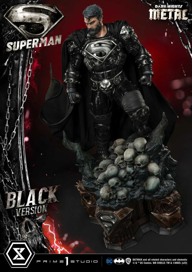 Superman (Black Version) Dark Nights: Metal (Comics) – Prime1Studio – ActionFigure Brasil