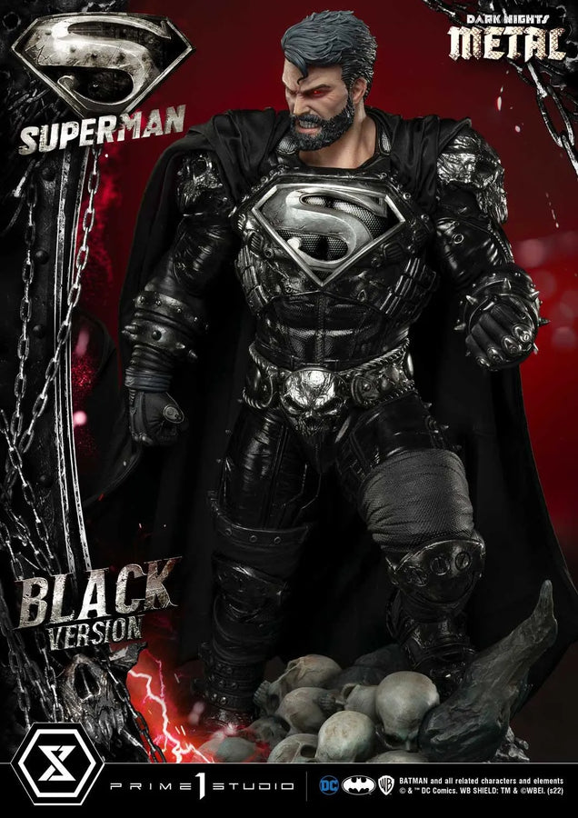 Superman (Black Version) Dark Nights: Metal (Comics) – Prime1Studio – ActionFigure Brasil