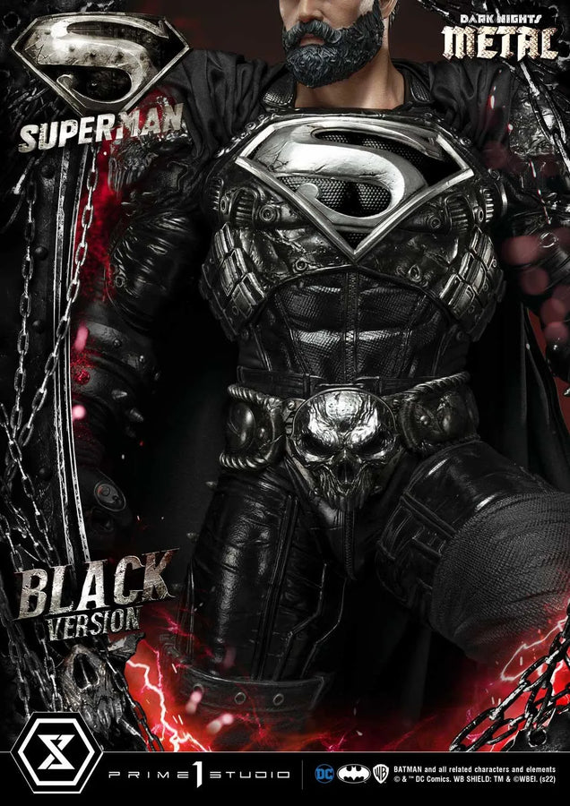 Superman (Black Version) Dark Nights: Metal (Comics) – Prime1Studio – ActionFigure Brasil