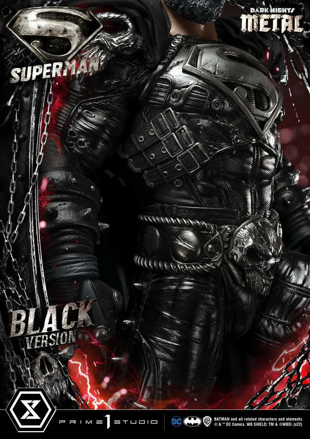 Superman (Black Version) Dark Nights: Metal (Comics) – Prime1Studio – ActionFigure Brasil
