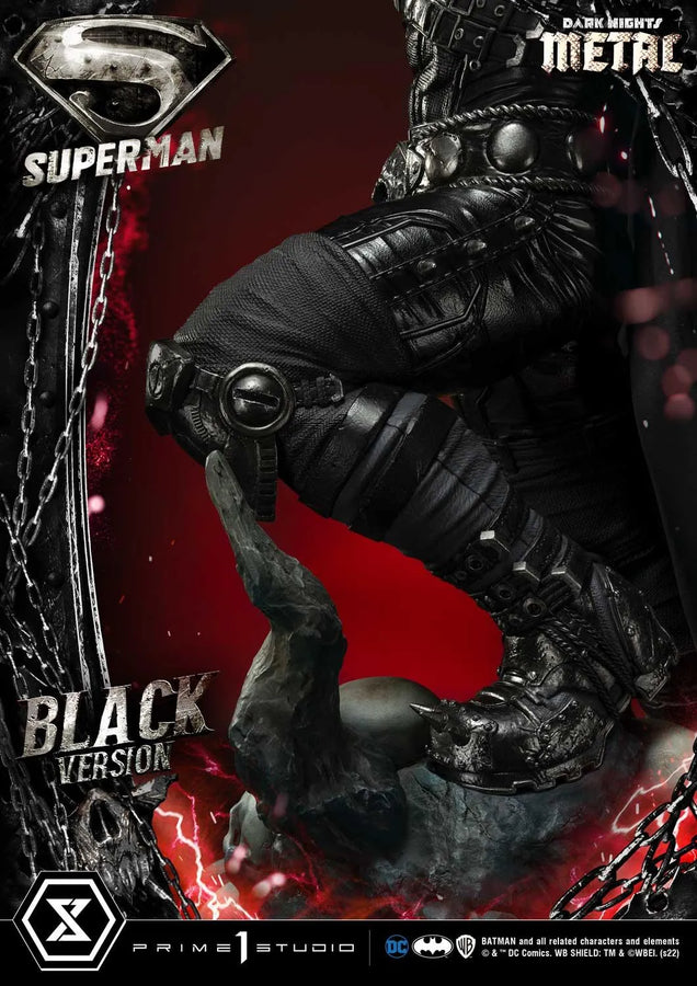 Superman (Black Version) Dark Nights: Metal (Comics) – Prime1Studio – ActionFigure Brasil