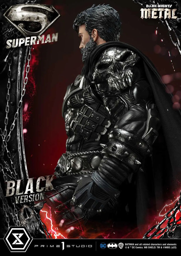 Superman (Black Version) Dark Nights: Metal (Comics) – Prime1Studio – ActionFigure Brasil