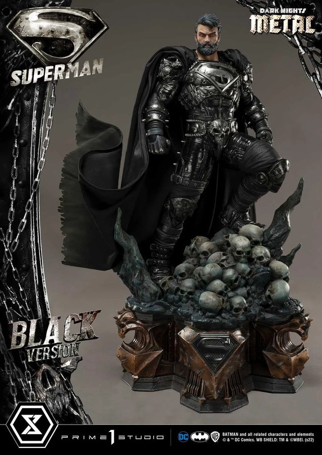 Superman (Black Version) Dark Nights: Metal (Comics) – Prime1Studio – ActionFigure Brasil