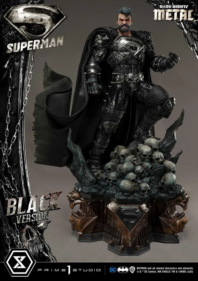 Superman (Black Version) Dark Nights: Metal (Comics) – Prime1Studio – ActionFigure Brasil