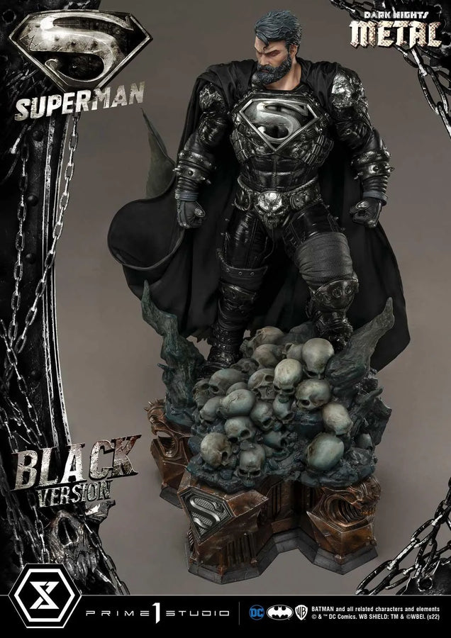 Superman (Black Version) Dark Nights: Metal (Comics) – Prime1Studio – ActionFigure Brasil