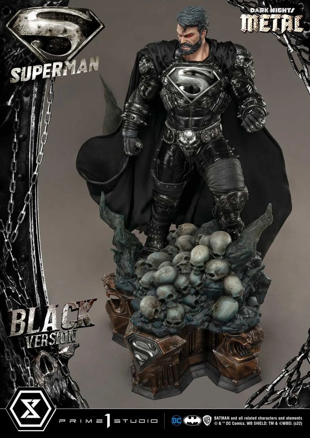 Superman (Black Version) Dark Nights: Metal (Comics) – Prime1Studio – ActionFigure Brasil
