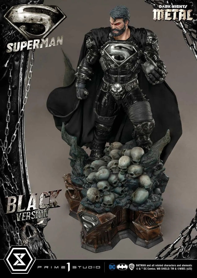 Superman (Black Version) Dark Nights: Metal (Comics) – Prime1Studio – ActionFigure Brasil