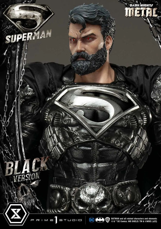 Superman (Black Version) Dark Nights: Metal (Comics) – Prime1Studio – ActionFigure Brasil