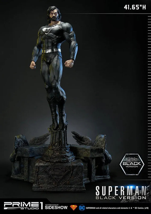 Superman (Black Version) - LIMITED EDITION: 750 – Prime 1 Studio – ActionFigure Brasil