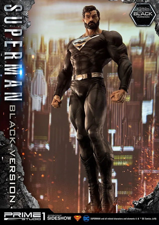 Superman (Black Version) - LIMITED EDITION: 750 – Prime 1 Studio – ActionFigure Brasil