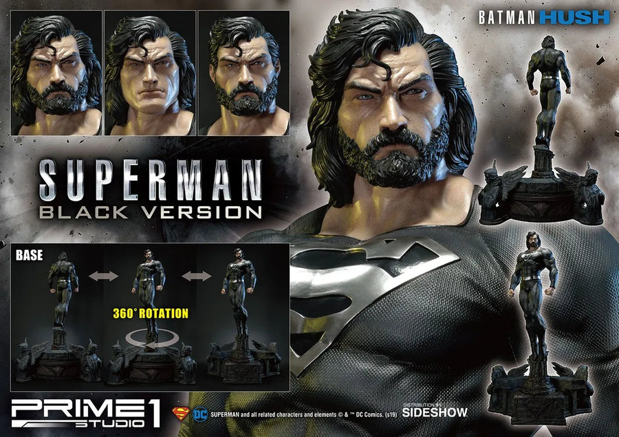 Superman (Black Version) - LIMITED EDITION: 750 – Prime 1 Studio – ActionFigure Brasil