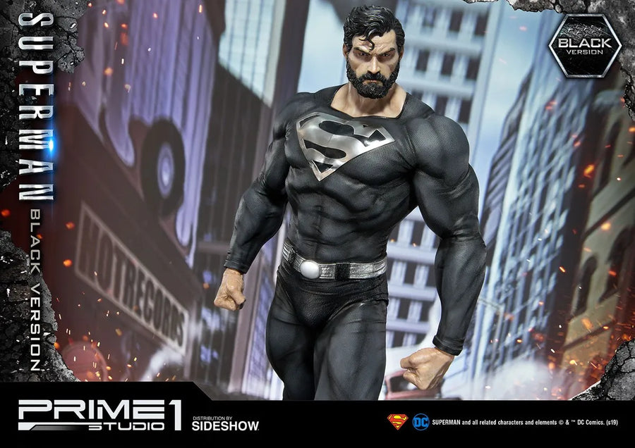 Superman (Black Version) - LIMITED EDITION: 750 – Prime 1 Studio – ActionFigure Brasil