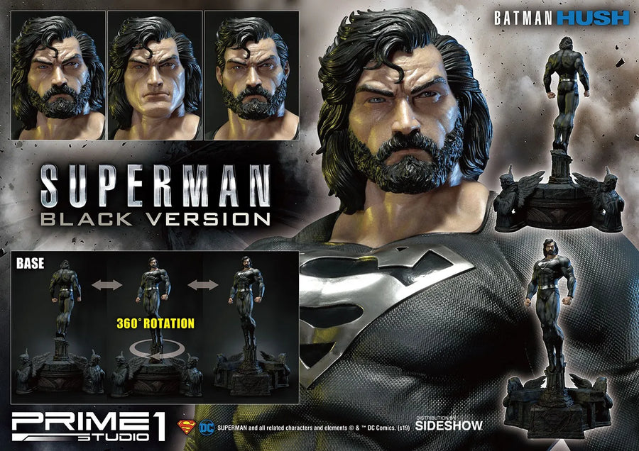 Superman (Black Version) - LIMITED EDITION: 750 – Prime 1 Studio – ActionFigure Brasil