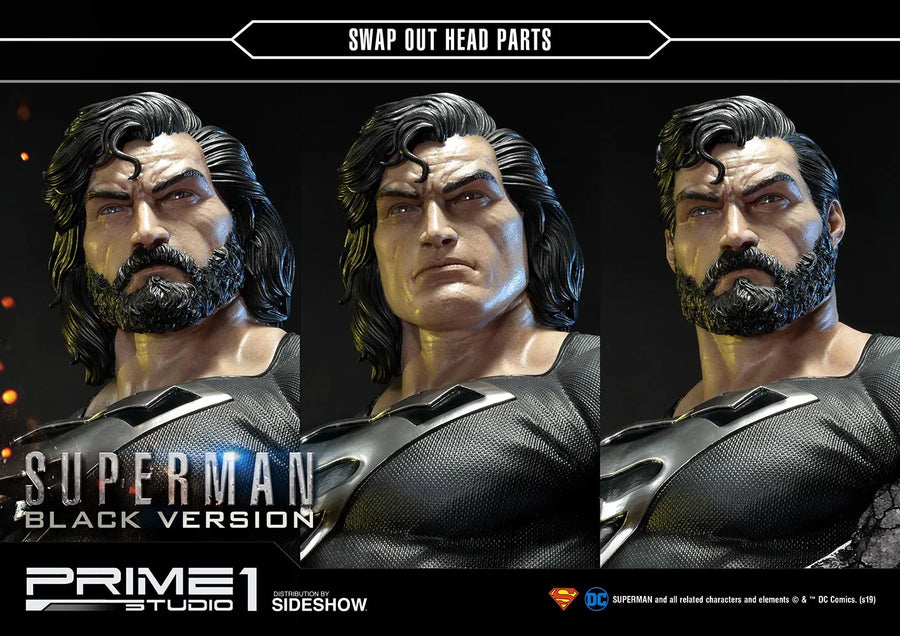 Superman (Black Version) - LIMITED EDITION: 750 – Prime 1 Studio – ActionFigure Brasil