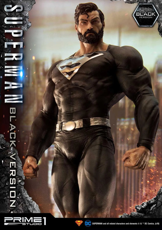 Superman (Black Version) Superman (Comics) – Prime1Studio – ActionFigure Brasil