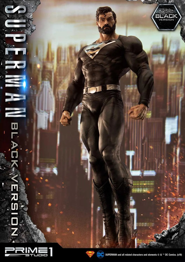 Superman (Black Version) Superman (Comics) – Prime1Studio – ActionFigure Brasil