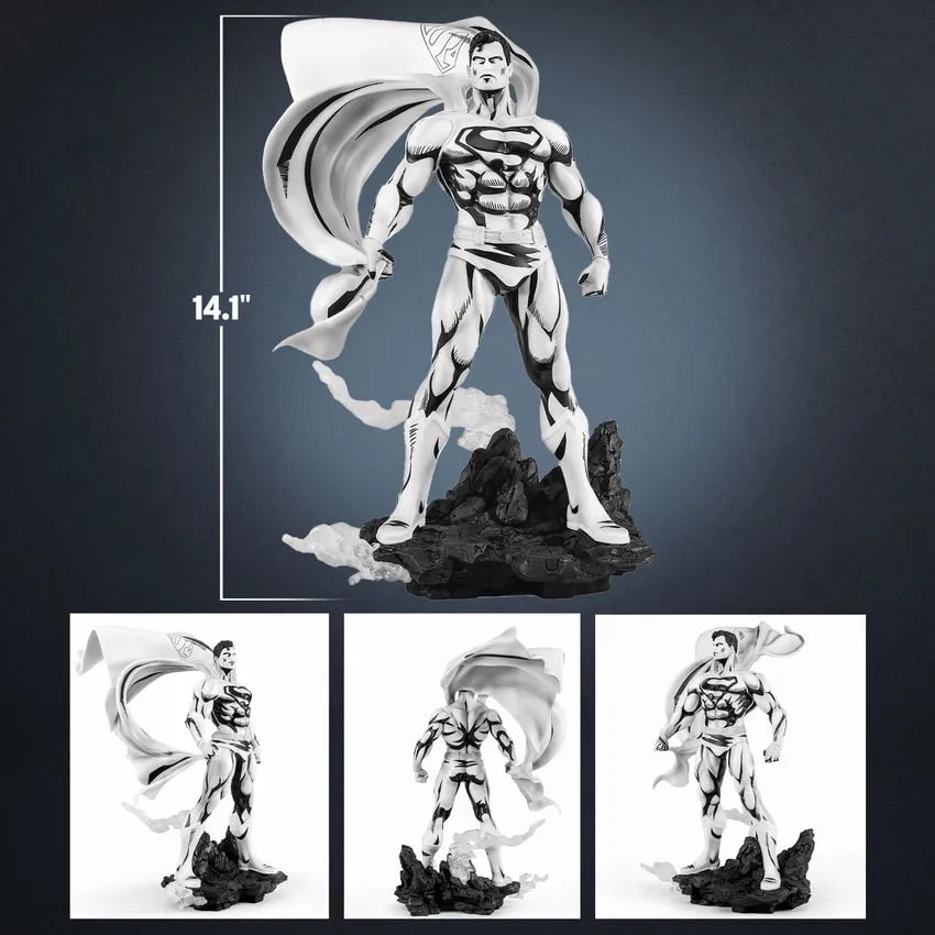 Superman Black & White Version (PX Exclusive) - LIMITED EDITION: 3000 (Black & White Version) – PureArts – ActionFigure Brasil