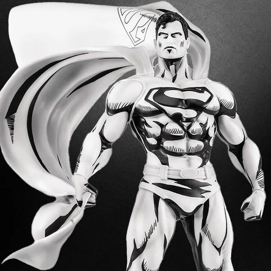Superman Black & White Version (PX Exclusive) - LIMITED EDITION: 3000 (Black & White Version) – PureArts – ActionFigure Brasil