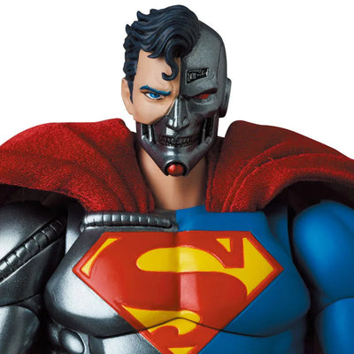 Superman - Cyborg Superman - Mafex (No.164) - Return of Superman (Medicom Toy)ㅤ – Medicom Toy – ActionFigure Brasil — com base expositora