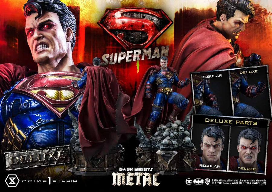 Superman (Deluxe Bonus Version) Dark Nights: Metal (Comics) – Prime1Studio – ActionFigure Brasil