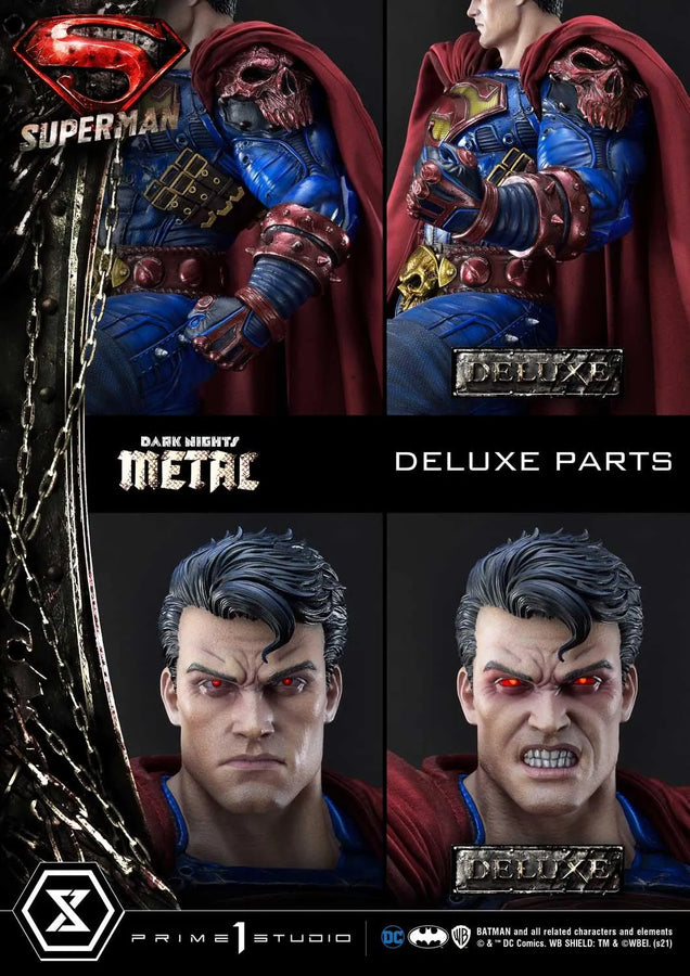 Superman (Deluxe Bonus Version) Dark Nights: Metal (Comics) – Prime1Studio – ActionFigure Brasil