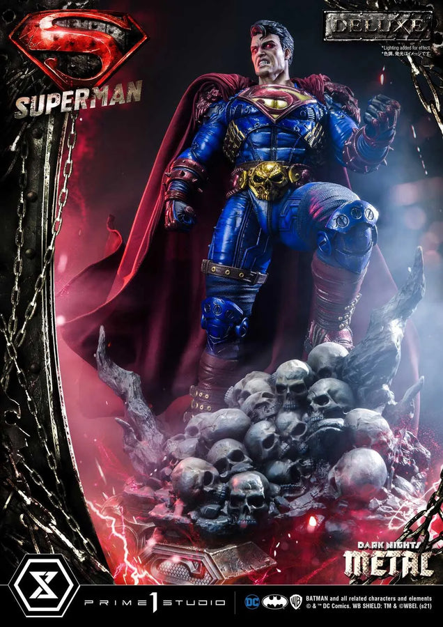 Superman (Deluxe Bonus Version) Dark Nights: Metal (Comics) – Prime1Studio – ActionFigure Brasil