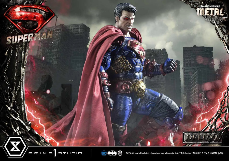 Superman (Deluxe Bonus Version) Dark Nights: Metal (Comics) – Prime1Studio – ActionFigure Brasil