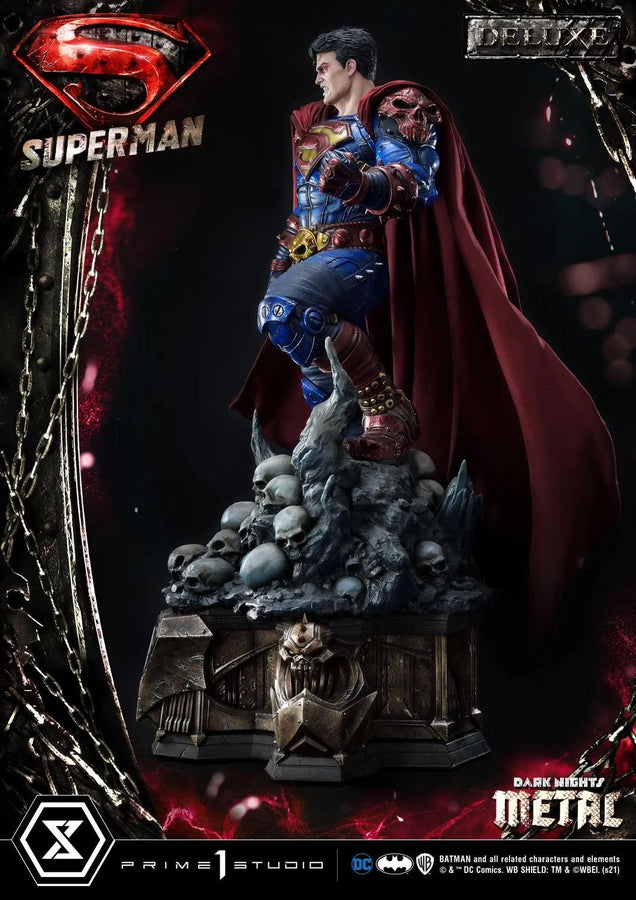 Superman (Deluxe Bonus Version) Dark Nights: Metal (Comics) – Prime1Studio – ActionFigure Brasil