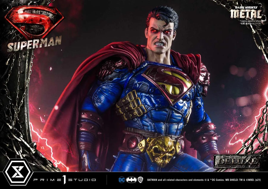 Superman (Deluxe Bonus Version) Dark Nights: Metal (Comics) – Prime1Studio – ActionFigure Brasil