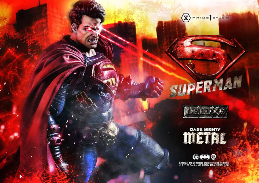 Superman (Deluxe Bonus Version) Dark Nights: Metal (Comics) – Prime1Studio – ActionFigure Brasil