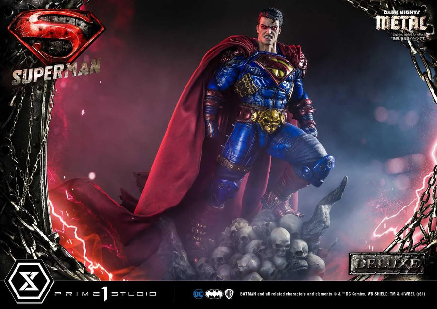 Superman (Deluxe Bonus Version) Dark Nights: Metal (Comics) – Prime1Studio – ActionFigure Brasil