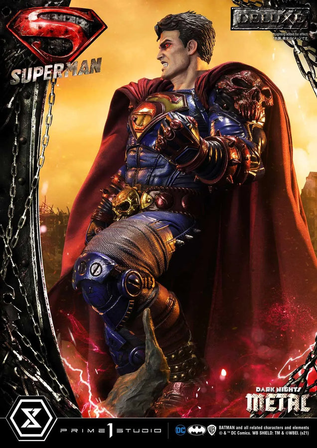 Superman (Deluxe Bonus Version) Dark Nights: Metal (Comics) – Prime1Studio – ActionFigure Brasil
