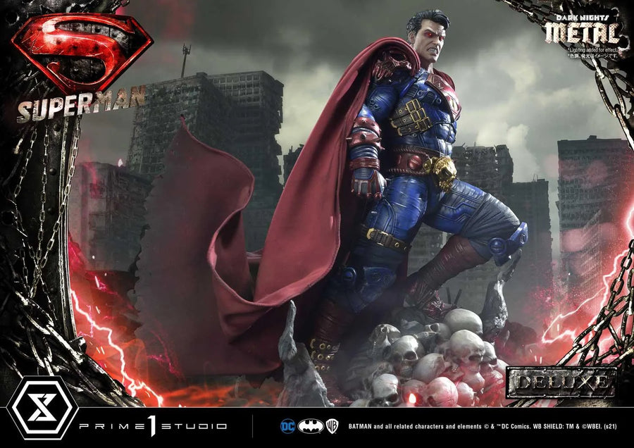 Superman (Deluxe Bonus Version) Dark Nights: Metal (Comics) – Prime1Studio – ActionFigure Brasil