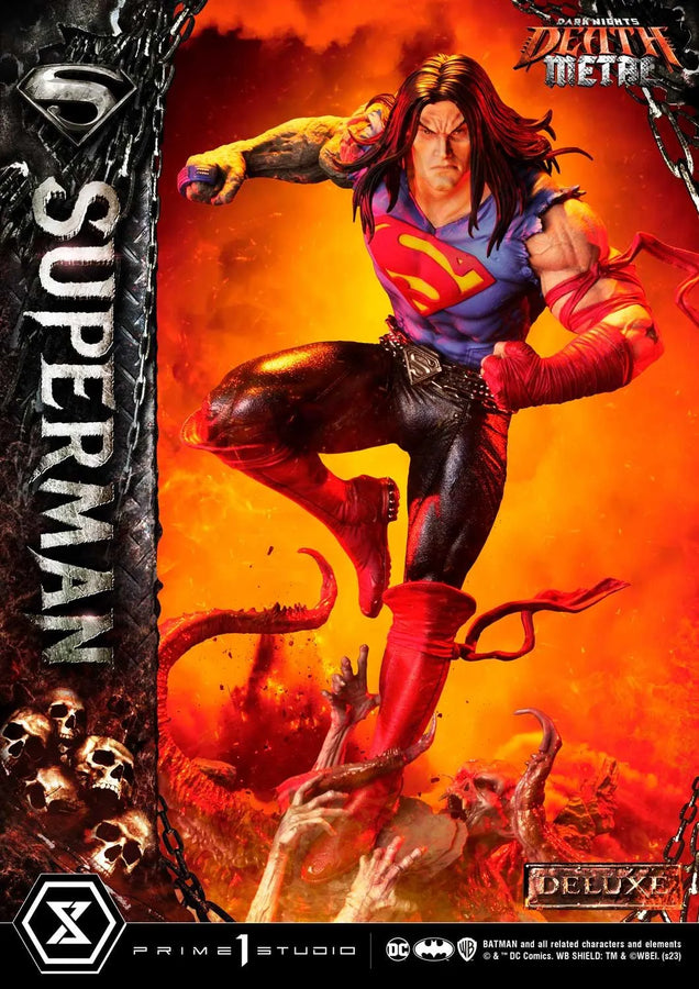 Superman (Deluxe Version) Dark Nights: Death Metal (Comics) – Prime1Studio – ActionFigure Brasil