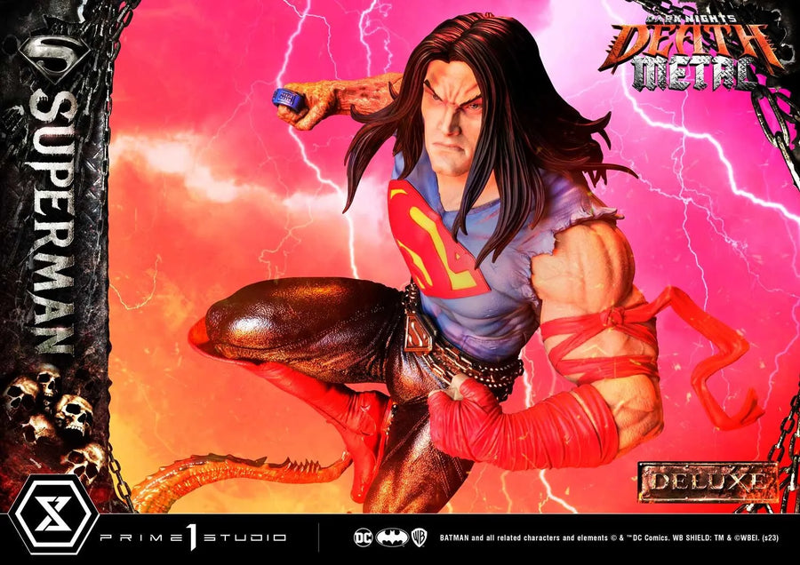 Superman (Deluxe Version) Dark Nights: Death Metal (Comics) – Prime1Studio – ActionFigure Brasil