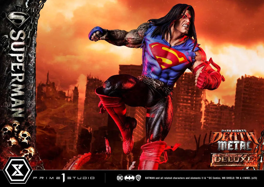 Superman (Deluxe Version) Dark Nights: Death Metal (Comics) – Prime1Studio – ActionFigure Brasil