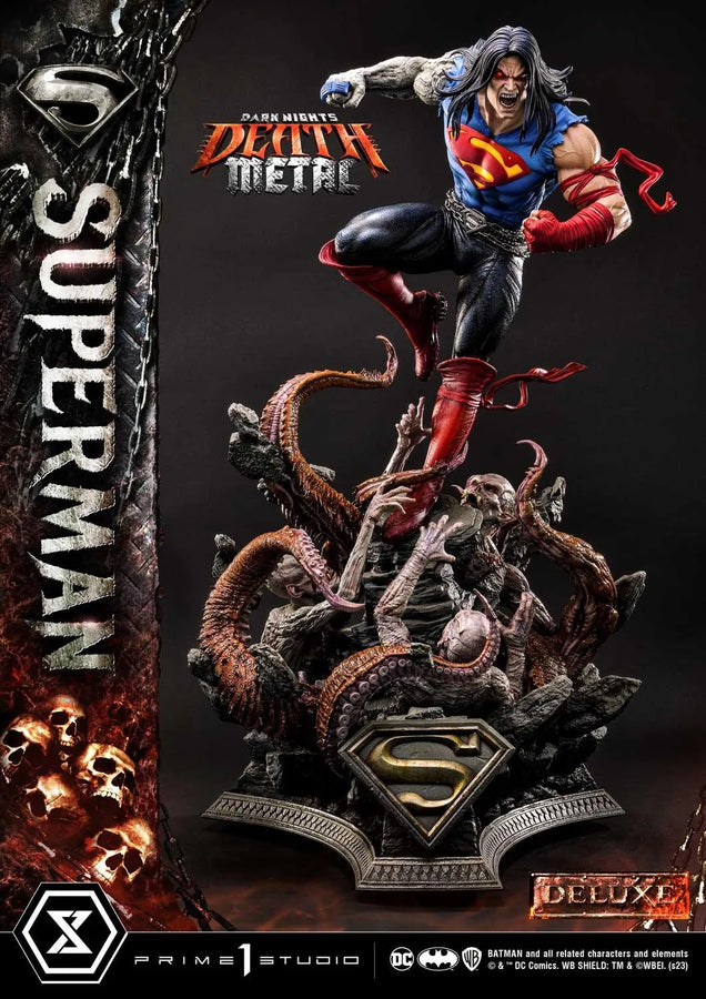 Superman (Deluxe Version) Dark Nights: Death Metal (Comics) – Prime1Studio – ActionFigure Brasil