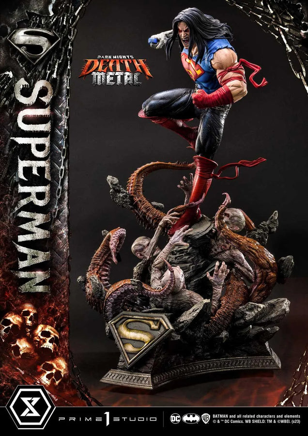 Superman (Deluxe Version) Dark Nights: Death Metal (Comics) – Prime1Studio – ActionFigure Brasil